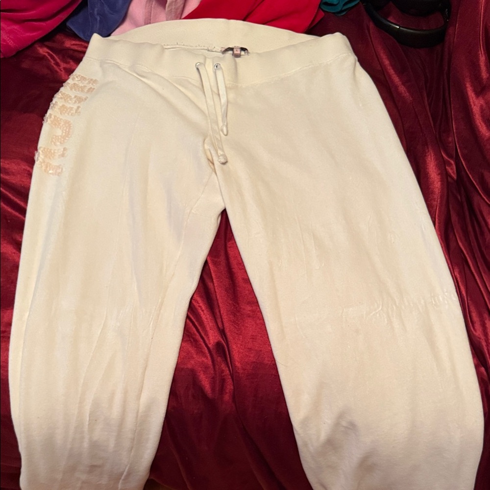 Juicy Couture Cream Lounge Pants
